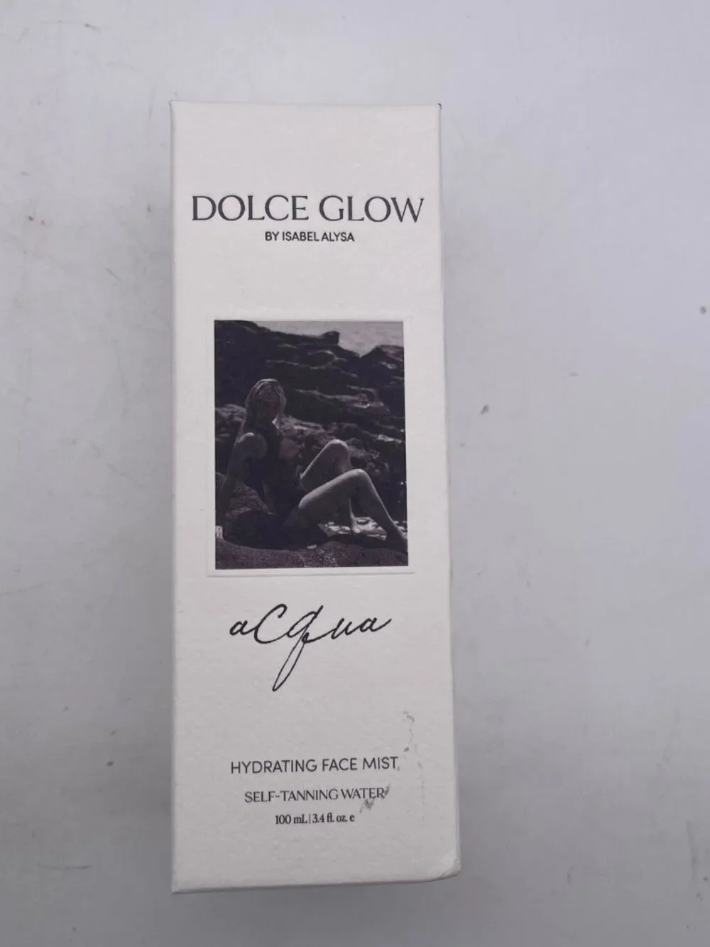 DOLCE GLOW Acqua Hydrating Face Mist Self Tanning Water 3.4 Fl. Oz New N